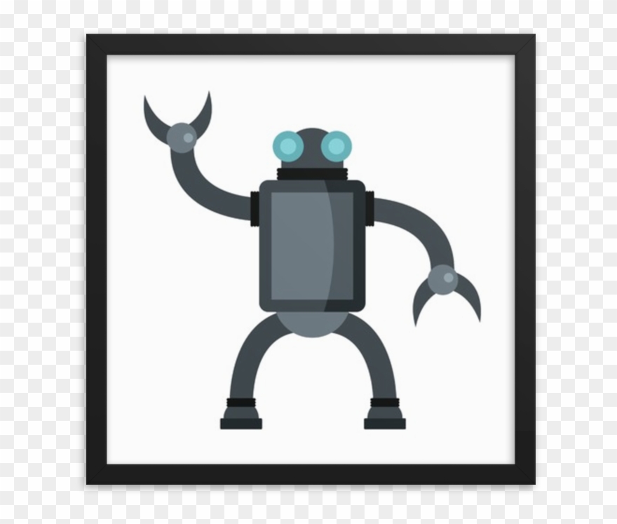 Framed Art Print - Cartoon Clipart