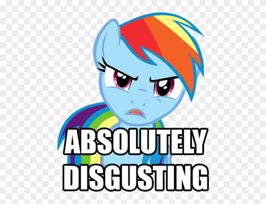 Well, That's Just Like, Your Opinion Mare - Rainbow Dash Angry Clipart