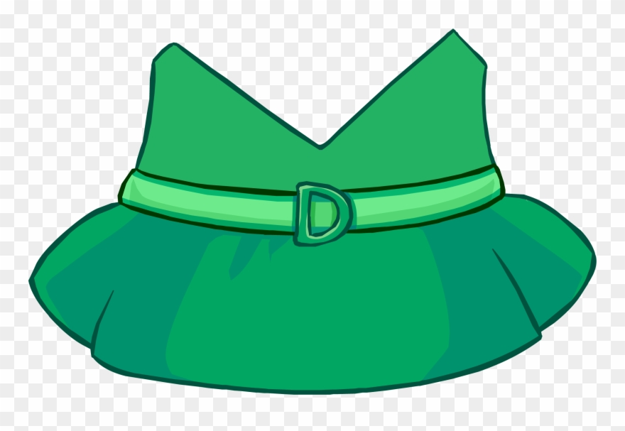 Disgusted Dress - Club Penguin Green Dress Clipart