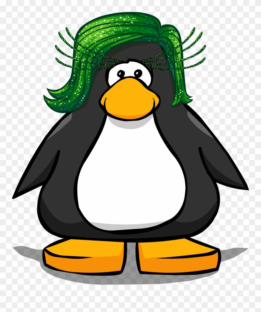 The Disgust On A Player Card - Club Penguin Black Penguin Clipart