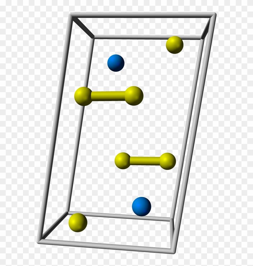 Uranium Trisulfide Unit Cell 3d Balls - Coordination Clipart