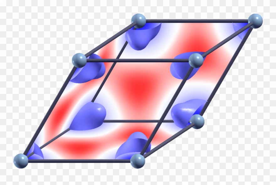 Electronic Density Difference Between Excited And Non Clipart