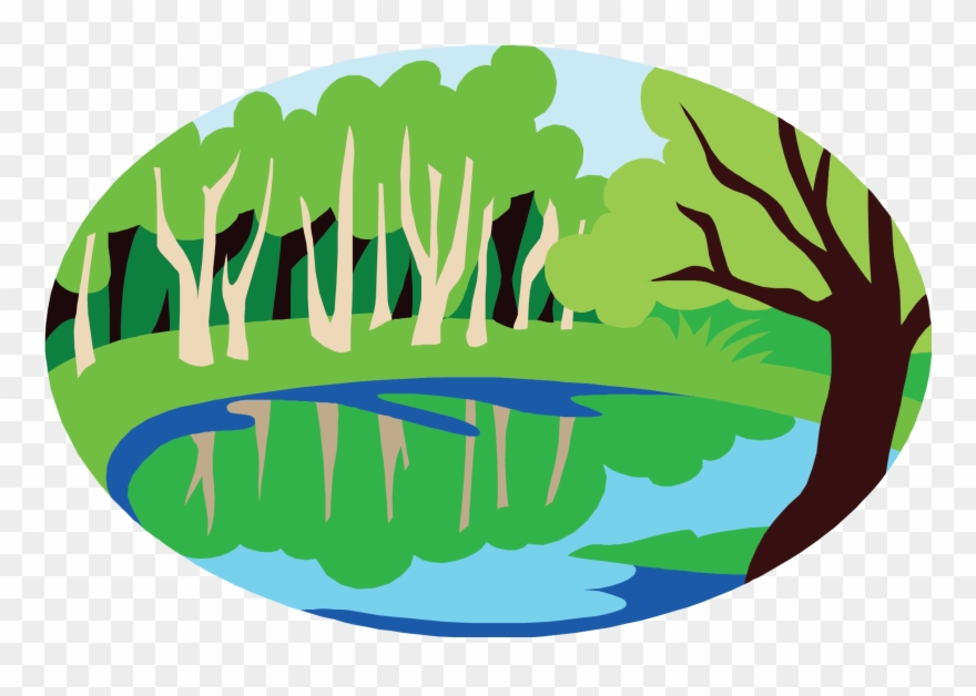 Woodland-scene - Pythagorean Theorem Story Clipart