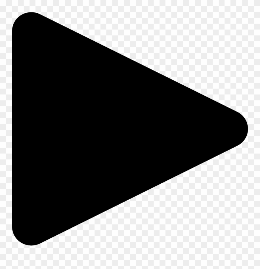 Gray Movie Play Button Vector Icon - Play Button Vector Png Clipart