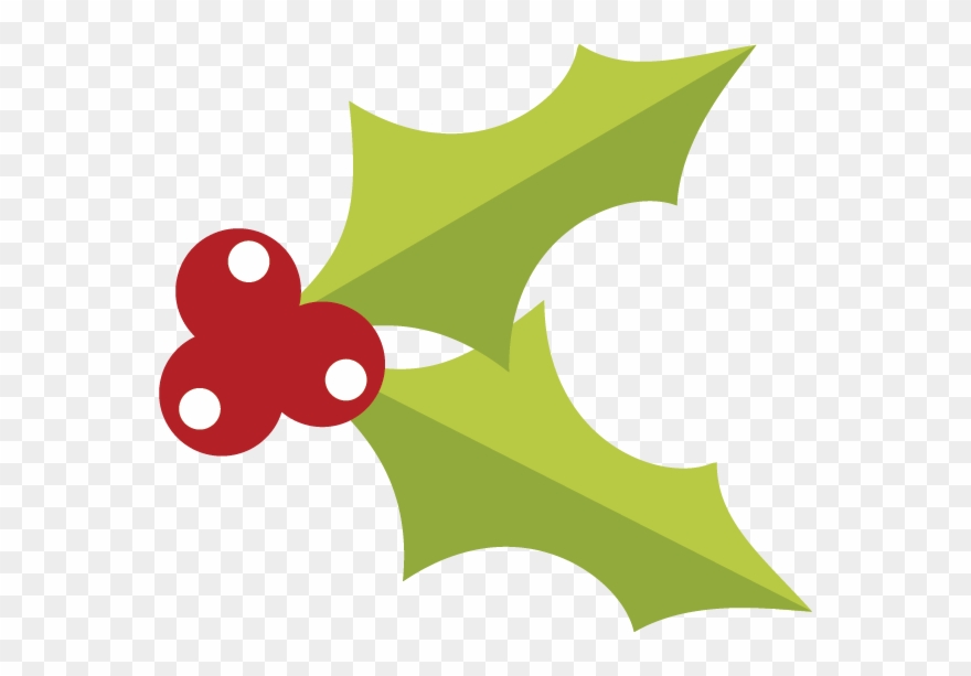 E2tech Holiday Reception - Cartoon Mistletoe Leaf Clipart