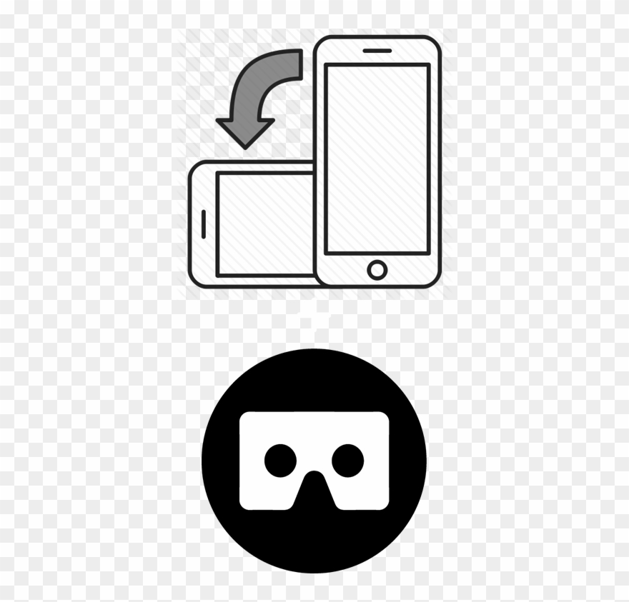 How To Use Virtual Reality - Illustration Clipart