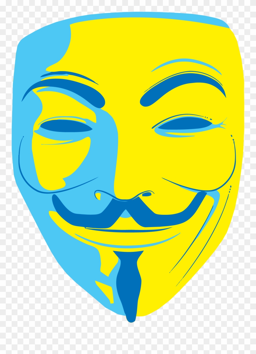 Anonymous Mask Clipart Png Image - Anonymous Mask Clipart Transparent Png