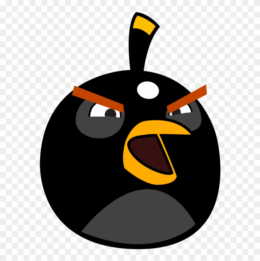 Angry Birds Clipart Angry Birds Star Wars Ii Angry - Angry Birds Bomb - Png Download