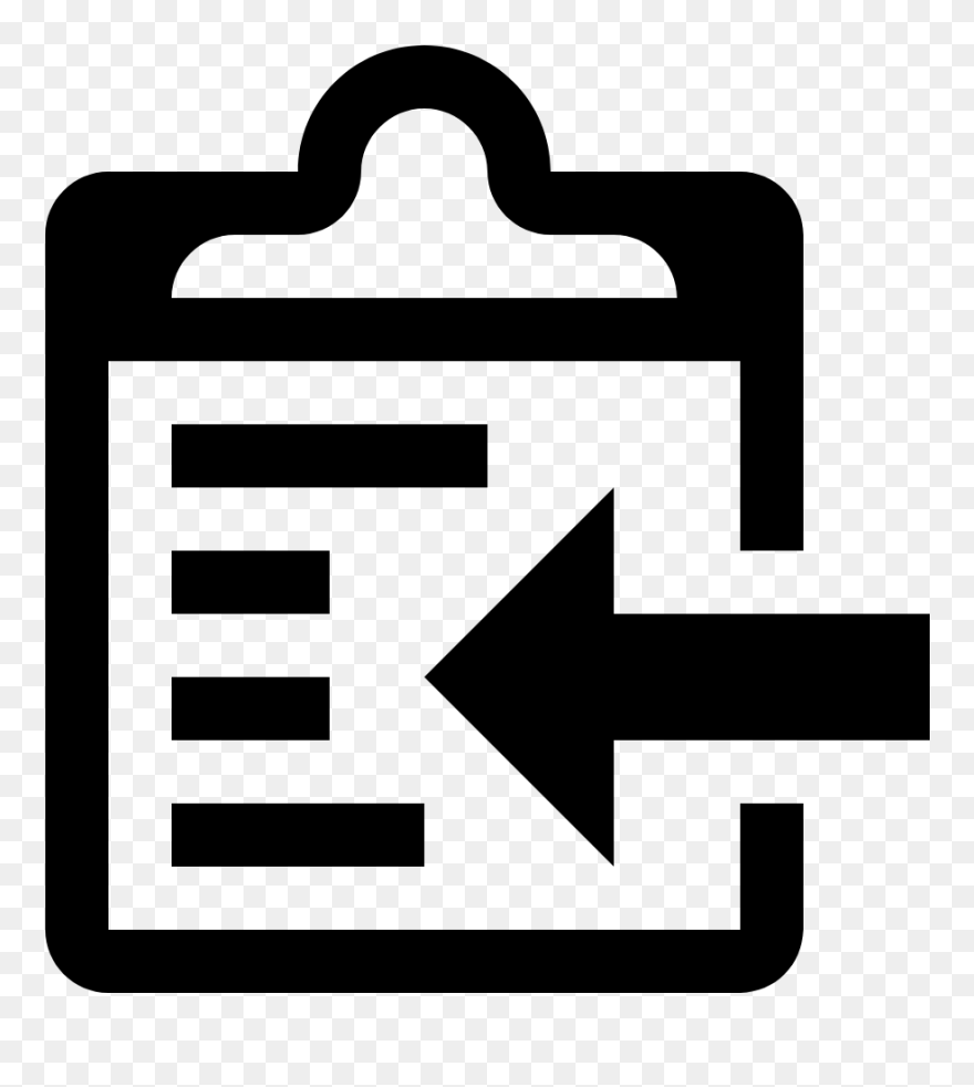 Clipboard Button - Clipboard Svg - Png Download