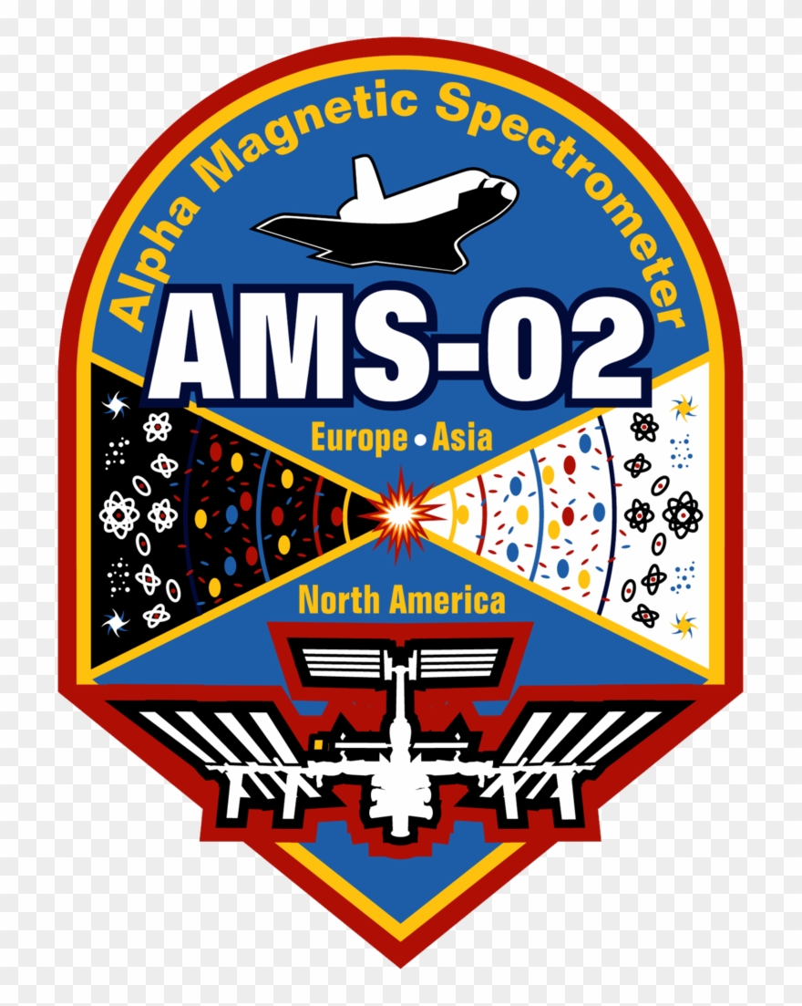 Ams-02 Logo - Alpha Magnetic Spectrometer Clipart