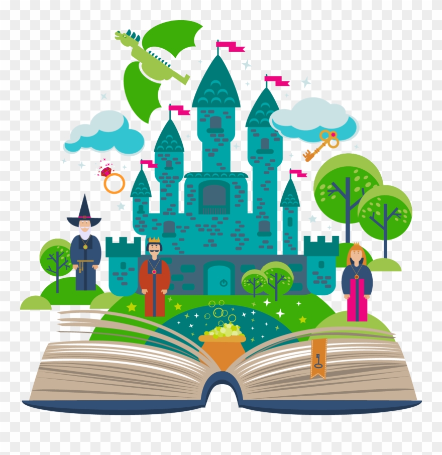 Había Una Vez Es Un Proyecto Mexicano Que Pretende - Open Book Fairy Tale Clipart