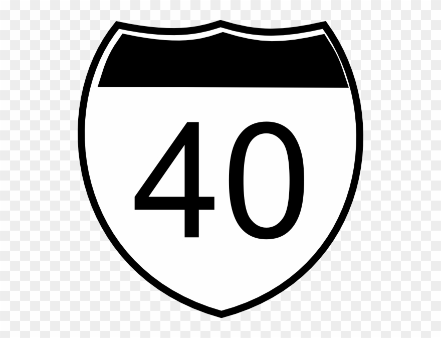 Number 40 Clip Art - Png Download