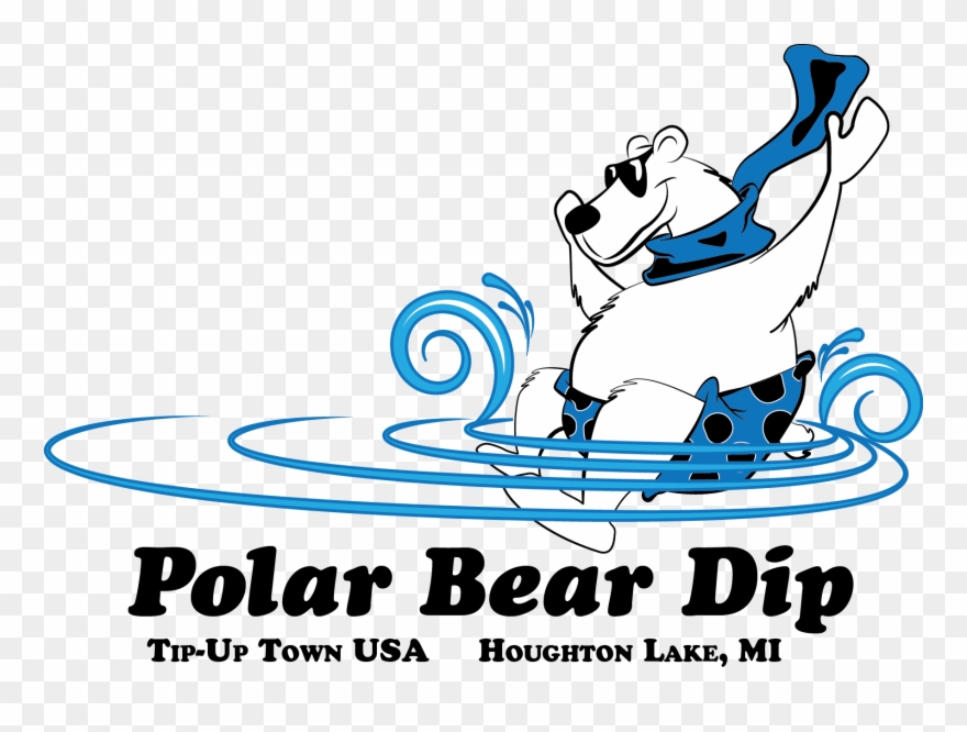 Branding Mark For Polar Bear Dip Event - Read This Roll Me Over Clipart