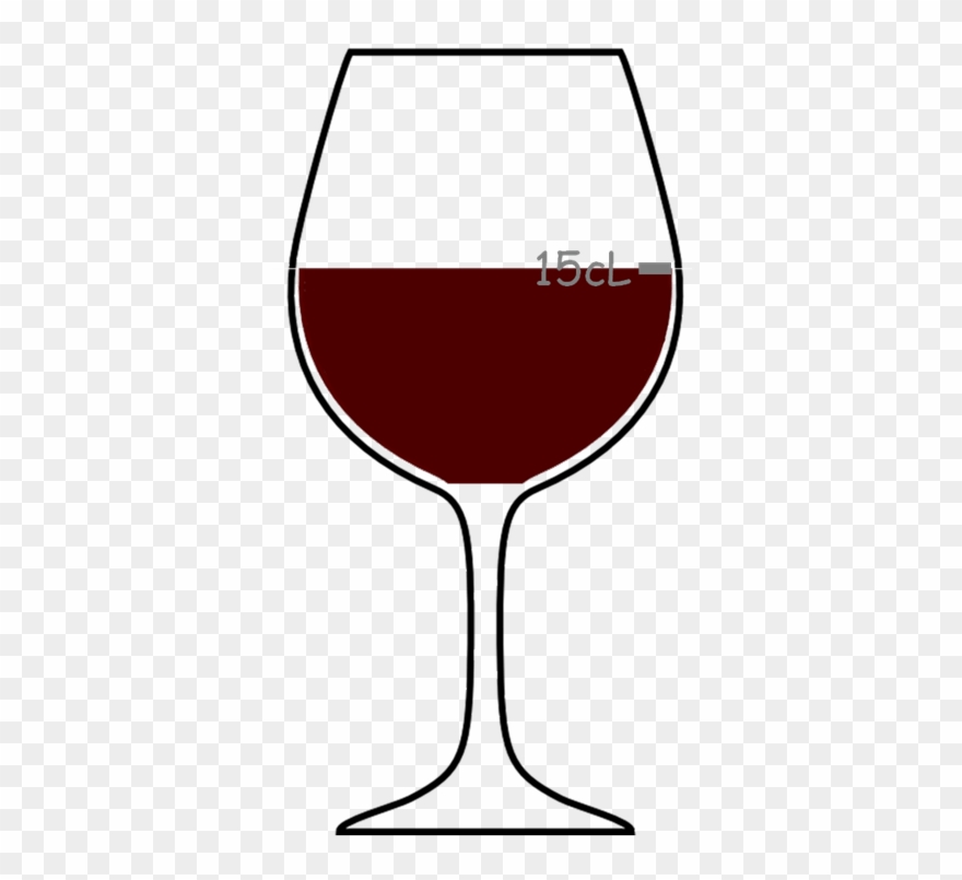Coupe De Vin Clipart 3 By George - Contenance Verre De Vin - Png Download