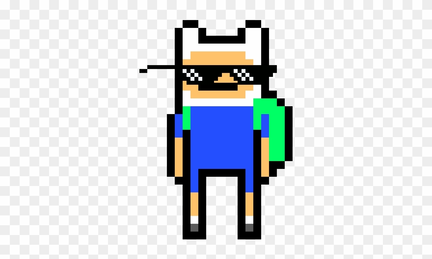 Mlg Finn - Adventure Time Pixel Finn Clipart