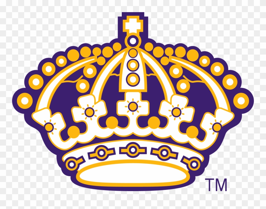 Kings-purple Crown - Los Angeles Kings Gold Logo Clipart