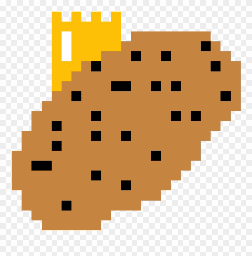 Summon The Potato Gods - Hand Cannon Pixel Art Clipart