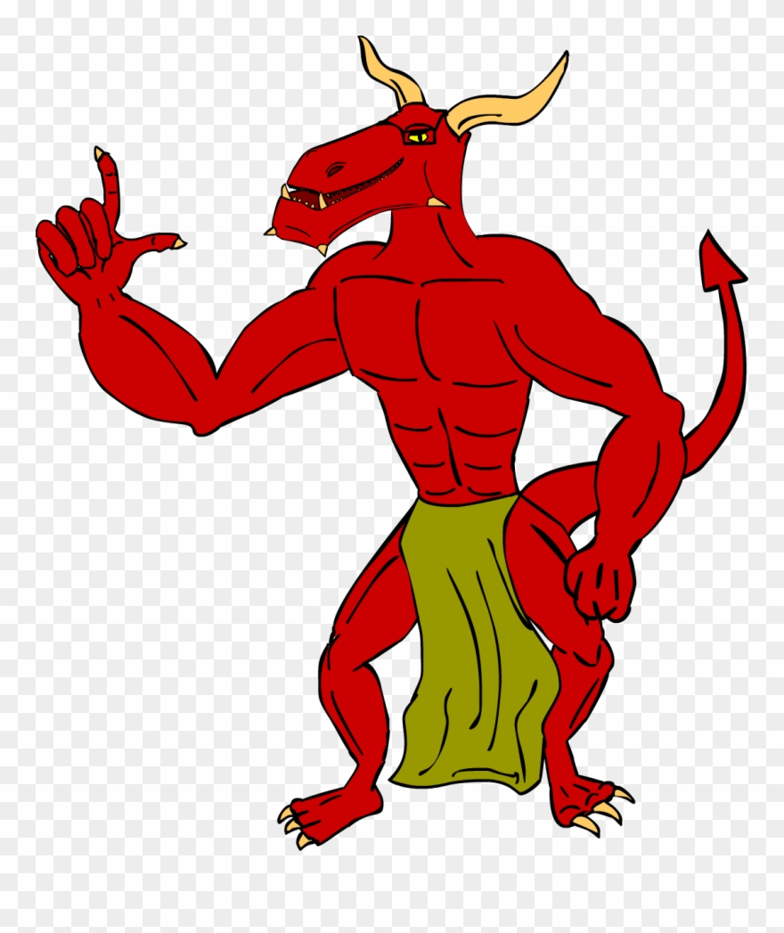 Usually, When Stories Involve Demons, They're Terrifying - Cartoon Clipart