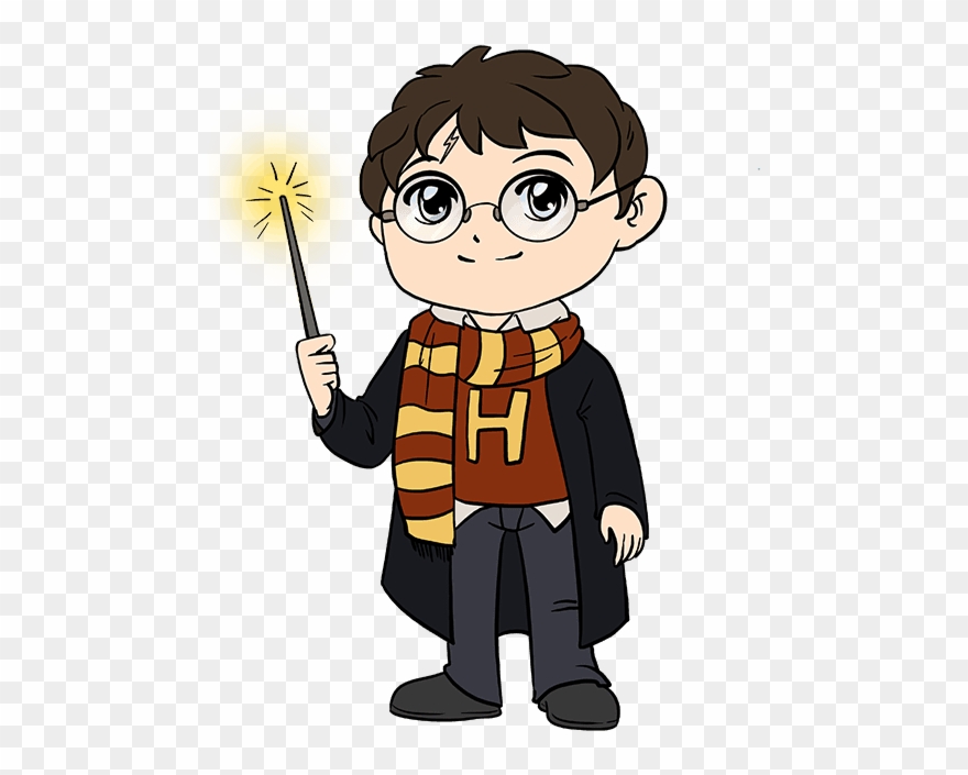 How To Draw Harry Potter - Transparent Comic People Clipart
