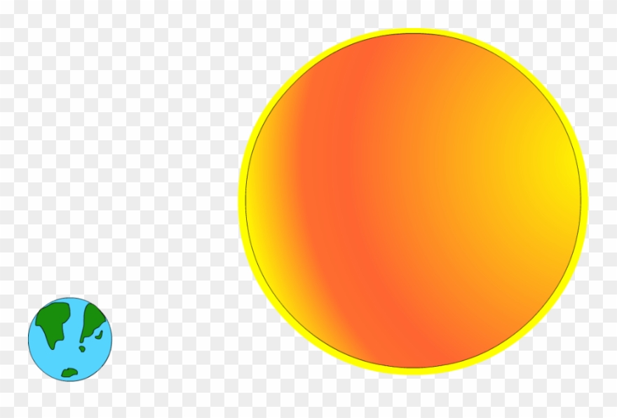 Abstract Sun Cliparts - Sun In Solar System Clipart - Png Download