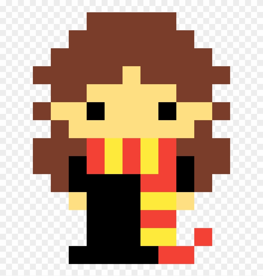 Hermione Granger - Goomba Minecraft Pixel Art Clipart