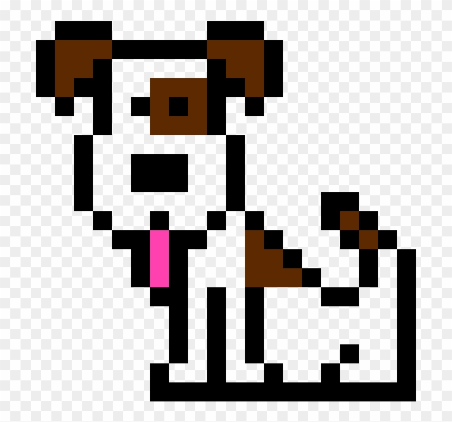 Cute Puppy - Pixel Dog Clipart