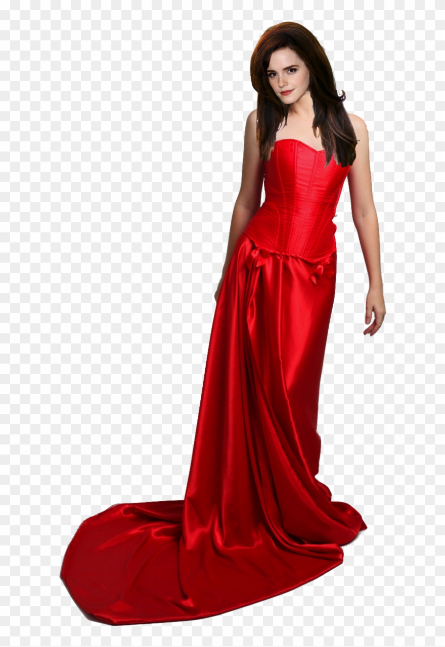 Hermione Granger In Red Dress Png By Nickelbackloverxoxox - Dress Clipart