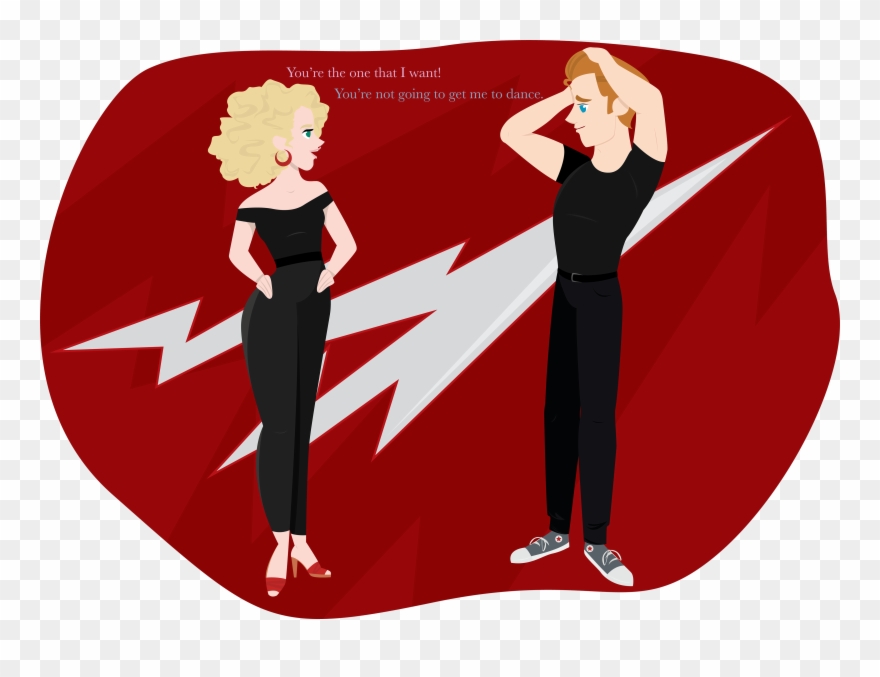 Danny And Sandy Cartoon Clipart