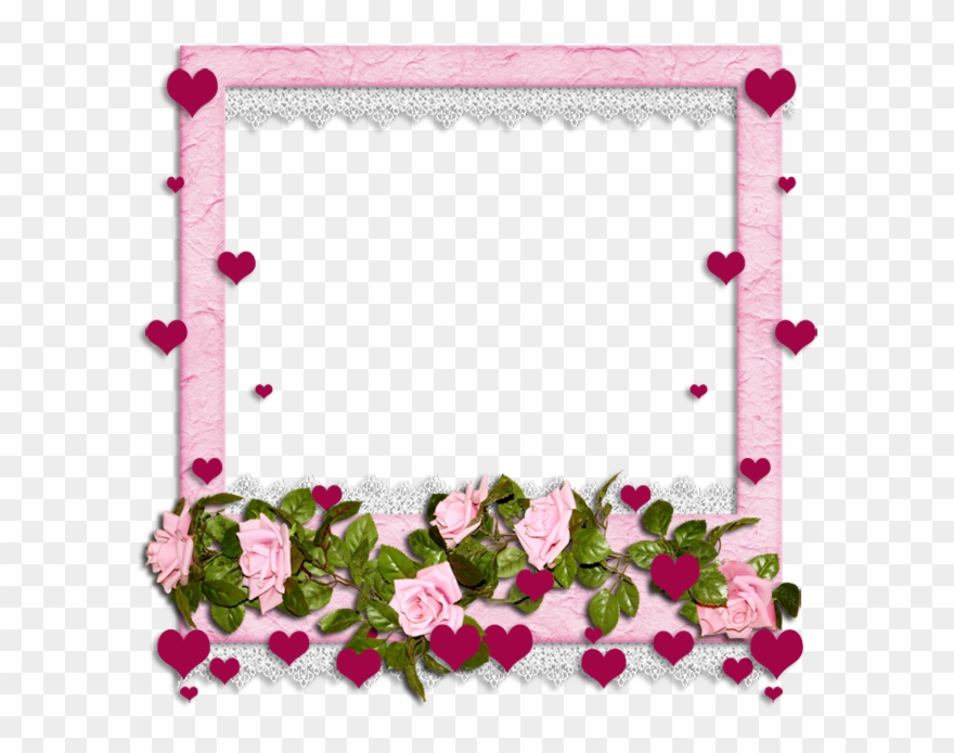 Marcos Decorativos - Marcos Decorativos Flores Png Clipart