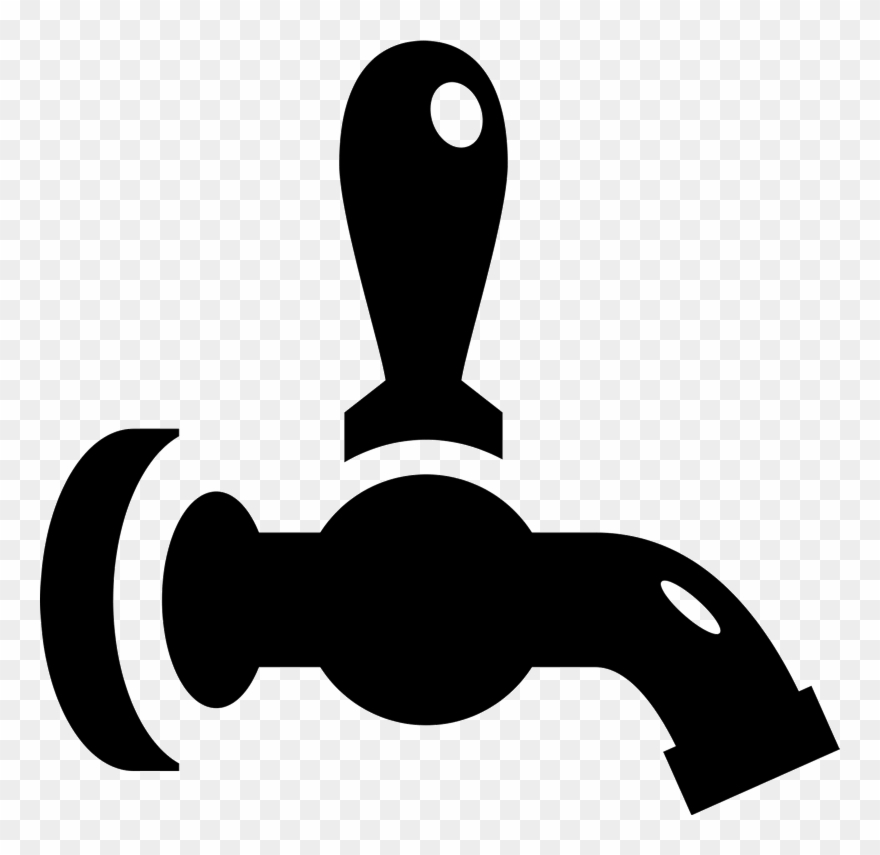 Beer Tap Rubber Stamp - White Beer Tap Png Clipart