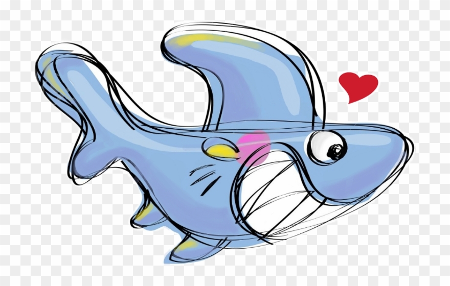 Tubarões Bebes Desenho Clipart