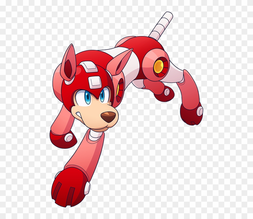 26 Aug - Mega Man 11 Rush Clipart