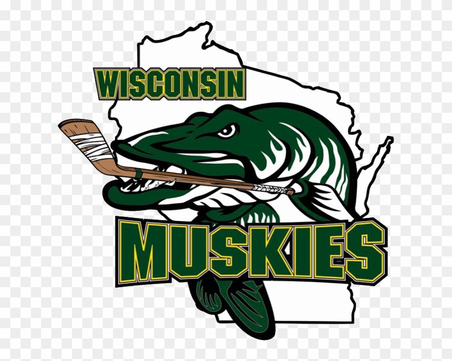 Muskies Hockey - Wisconsin Muskies Usphl Clipart