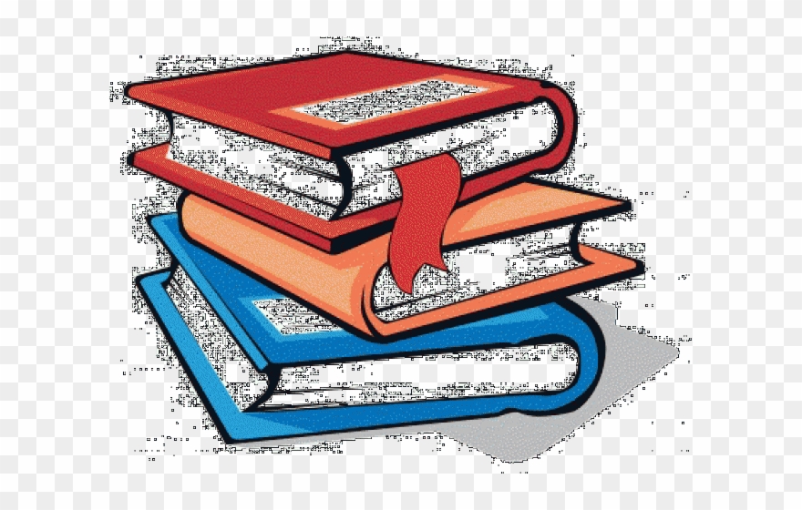Cartoon Stack Of Books - Clip Art Stack Of Books Cartoon - Png Download
