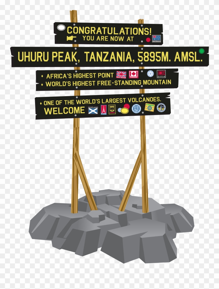 We're Heading To - Clipart Mount Kilimanjaro Png Transparent Png