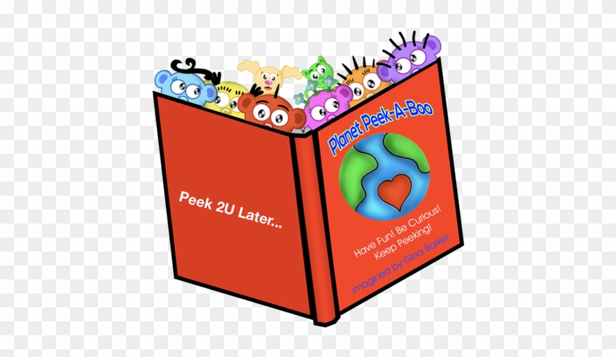 Planet Out Of Book Peeking Out - Book Clipart