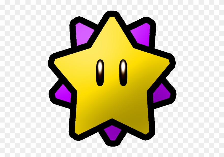 Penguin's Snow Mountain - Mario Green Star Transparent Clipart