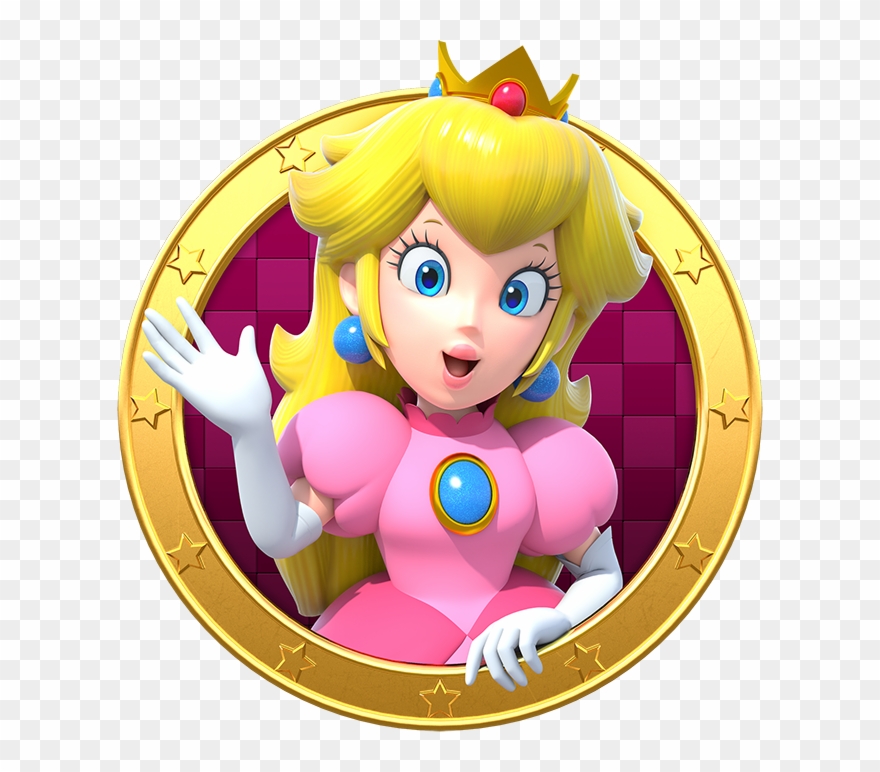 Peach Star Clip Art Freeuse Download Rr Collections - Mario Party Star Rush Peach - Png Download