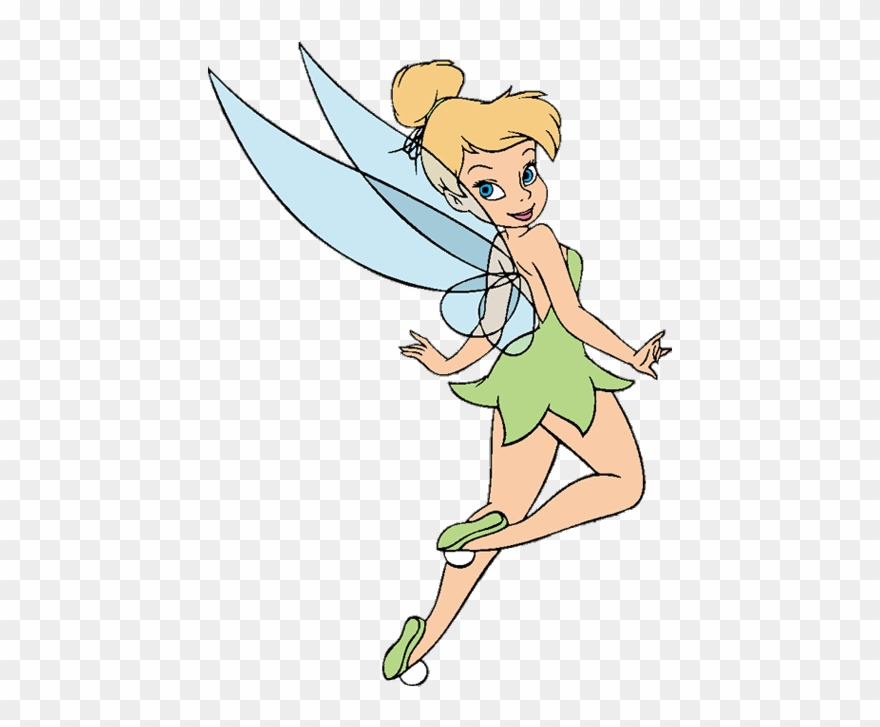 Tinkerbell Disney Tinker Bell Clip Art Images 2 Galore - Tinkerbell From The Back - Png Download