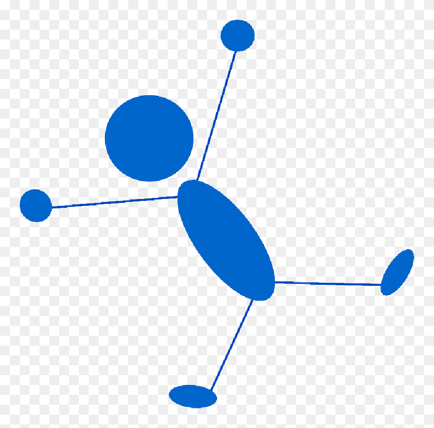 Cartoon Stick People 11, Buy Clip Art - Cartoon Stick Figure Lying Down - Png Download