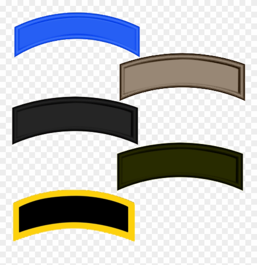 Custom Uniform Tabs - Military Tab Clipart