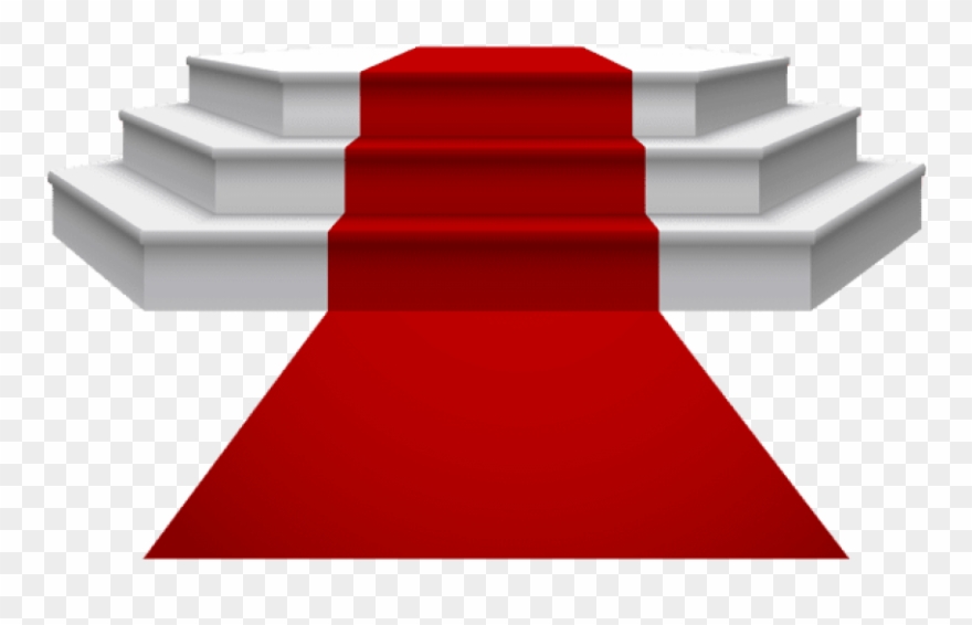 Free Png White Podium With Red Carpet Png Images Transparent - Podium Red Carpet Png Clipart