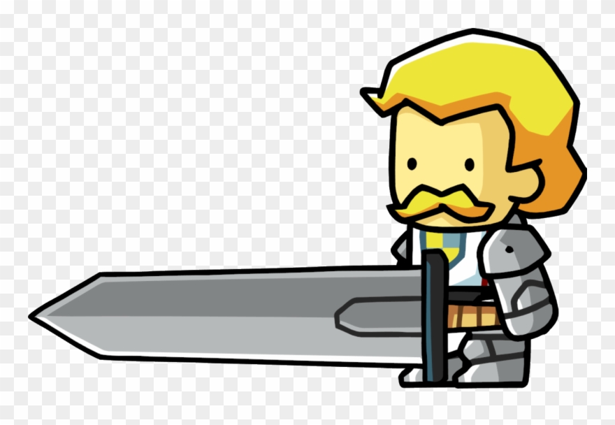Paladin - Scribblenauts Medieval Clipart