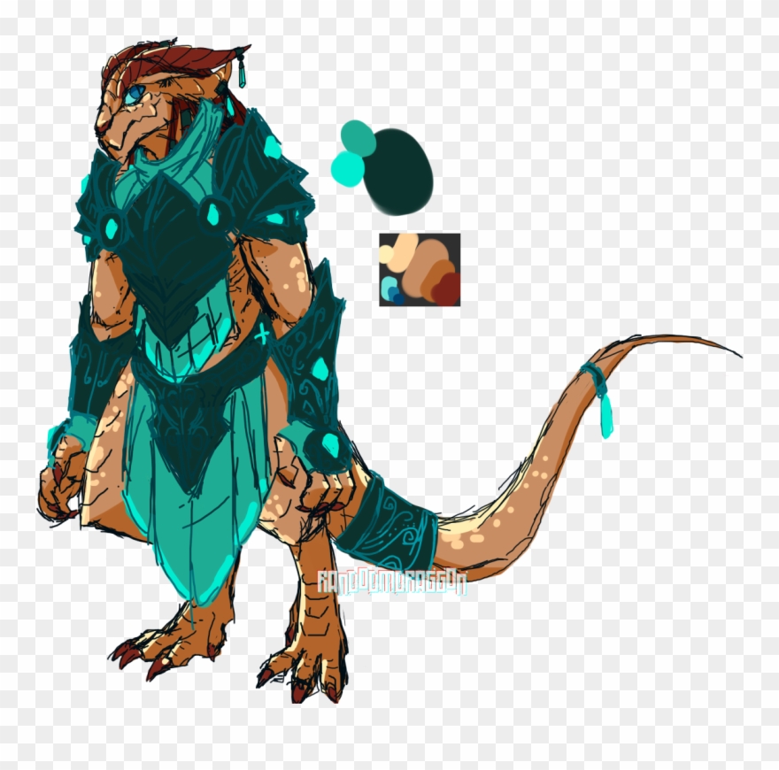 Paladin Daar - Dragonborn Clipart