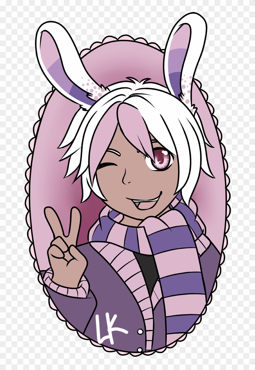 A Bunny Of Peace - Cartoon Clipart