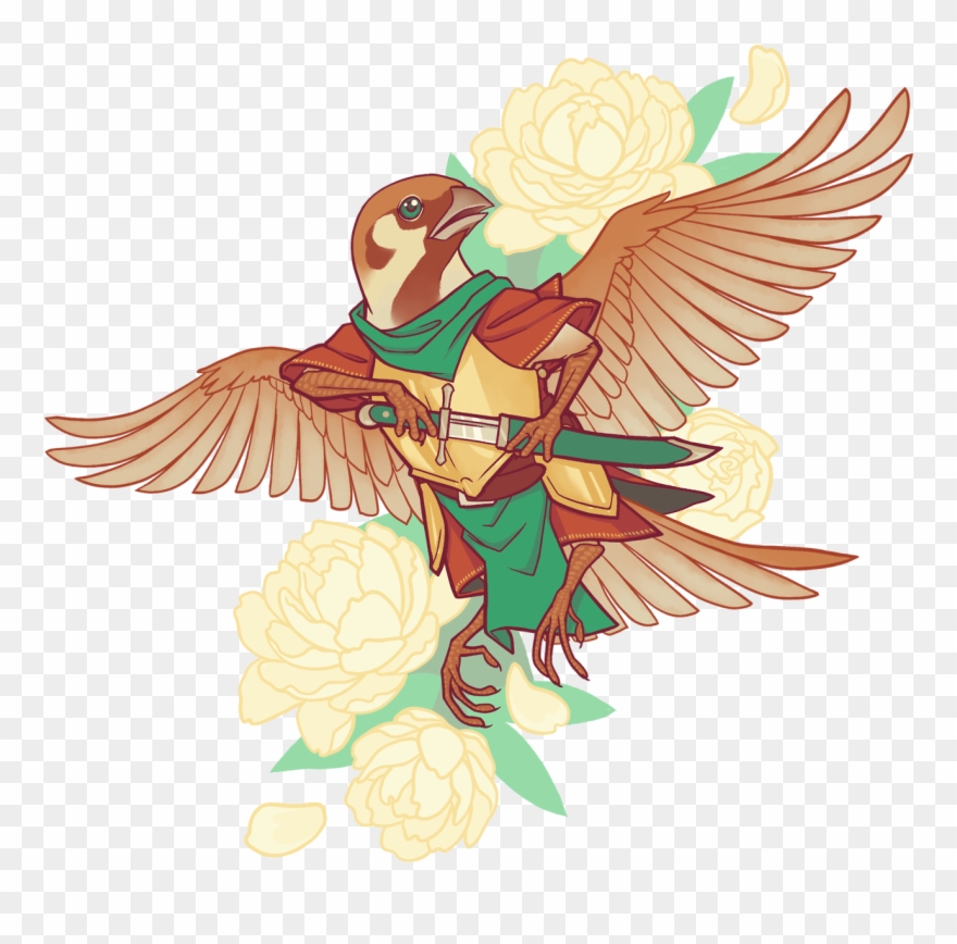 Peony Passer Paladin Her Name Is Penelope - Sparrow Aarakocra Clipart