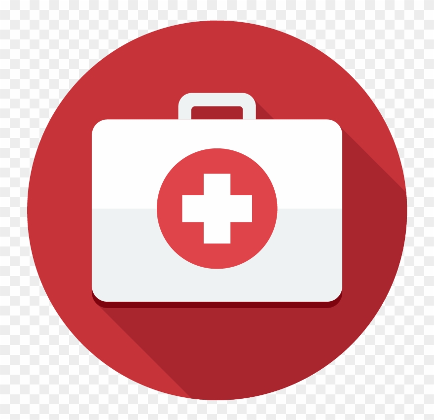 College Survival Guide 3 Icon - Hospital Icon Red Clipart