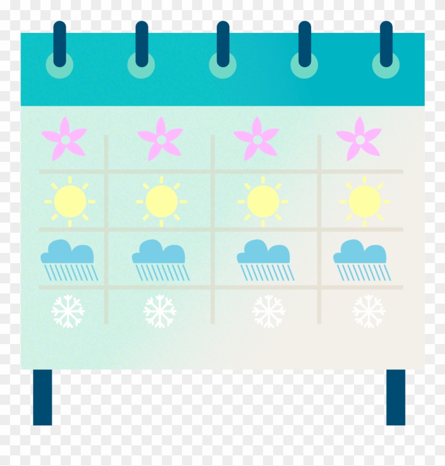 2018 Calendar Of New Habits - Poster Clipart