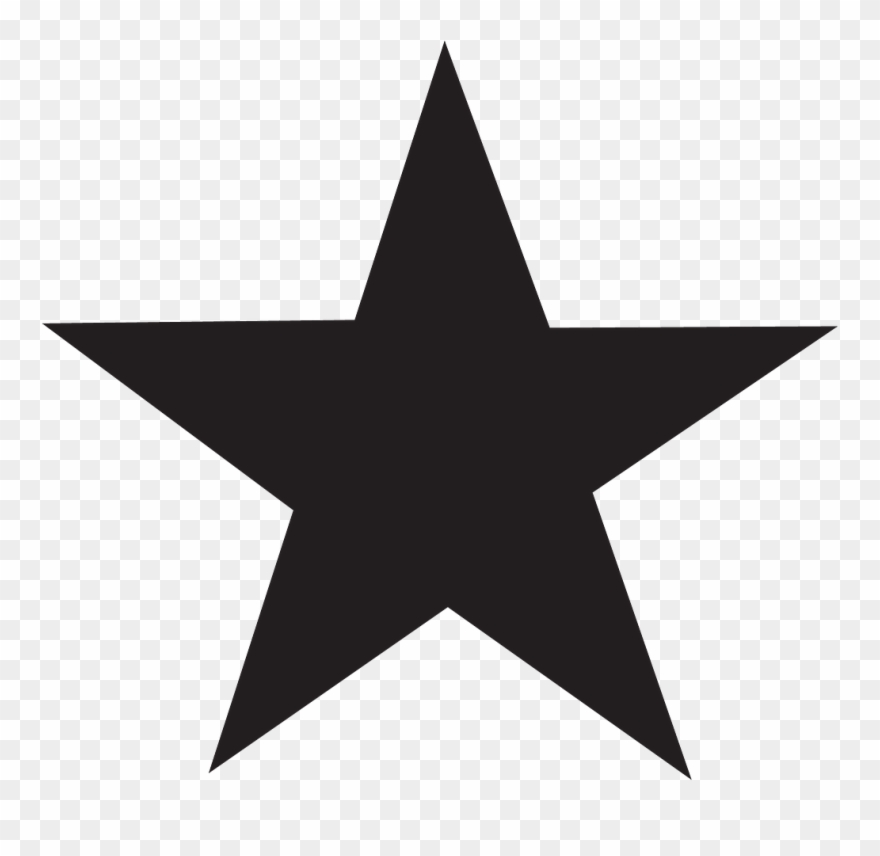 Star Icon Black Favorite Rating Png Image - Black Star Png Clipart