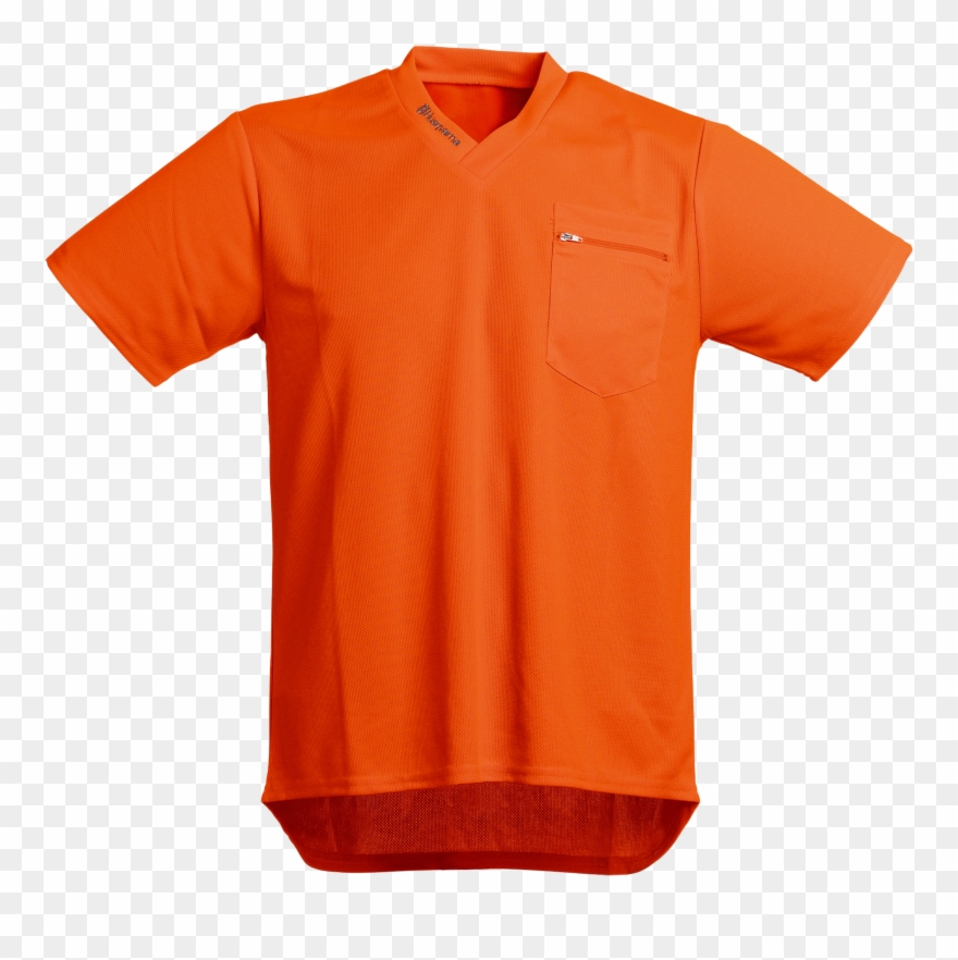 Handbücher Für Funktions-shirt, Signalfarbe Orange - Crew Neck Clipart